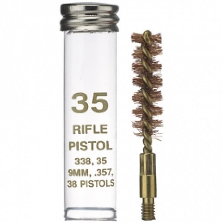 CLEARANCE - RIFLE CLEANING BRUSHES IN REUSABLE TUBE.